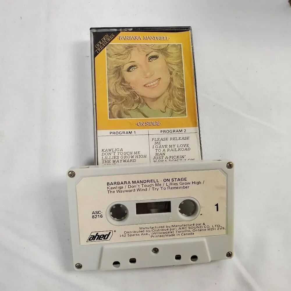 Barbara Mandrell – On Stage Cassette Album Golden Treasures Collection